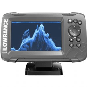 Lowrance HOOK2-5x with SplitShot Transducer and GPS Plotter (click for enlarged image)